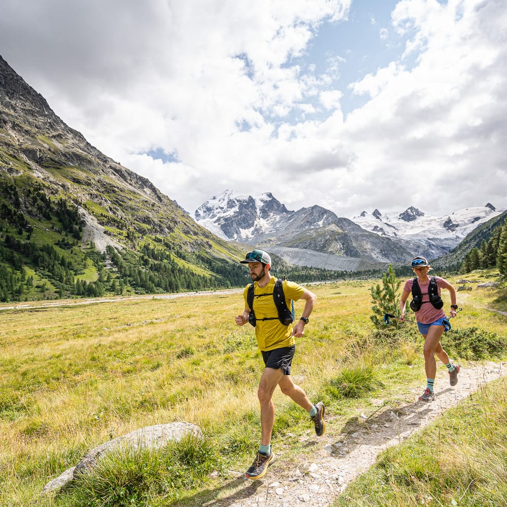 [Translate to English:] Trailrunning Pontresina
