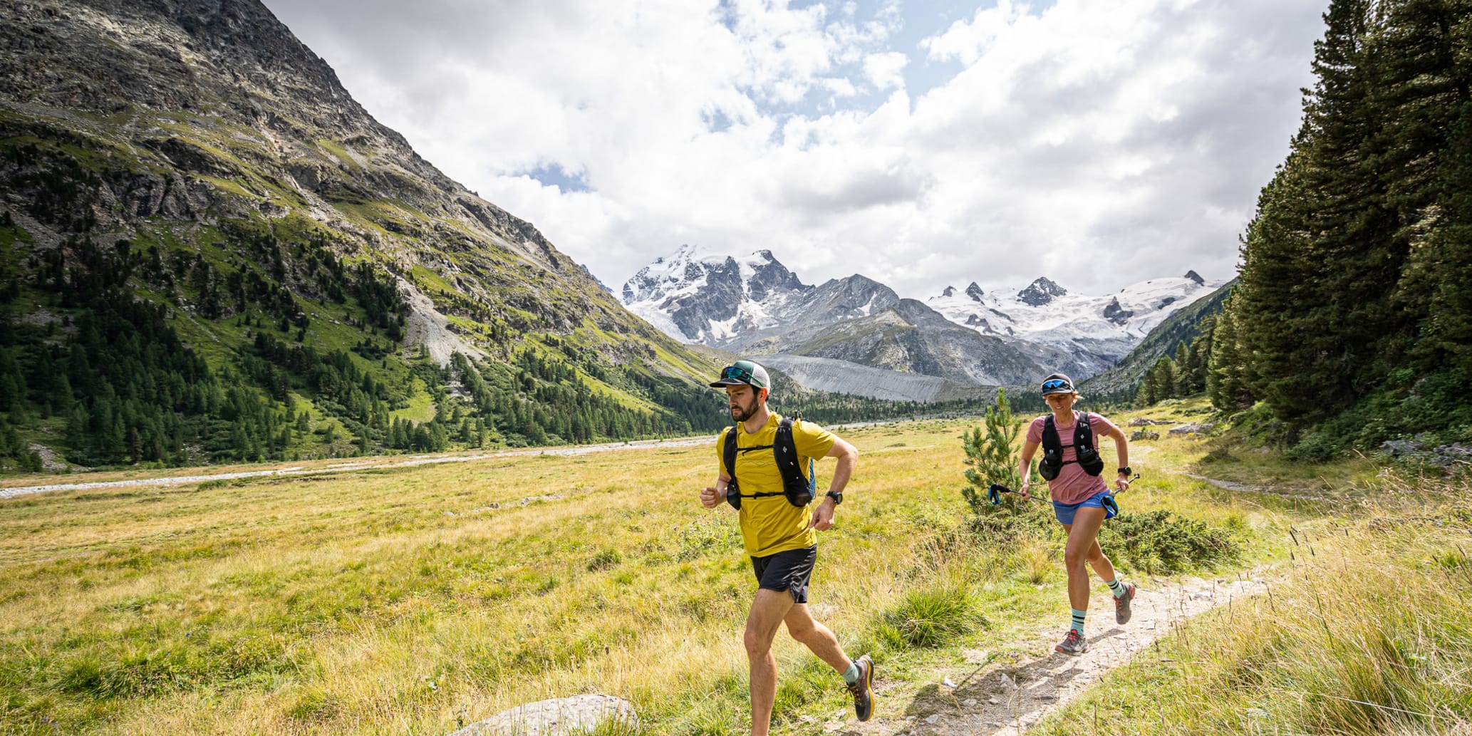 [Translate to English:] Trailrunning Pontresina