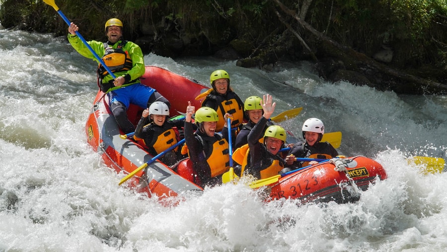 Veranstaltung: River Rafting