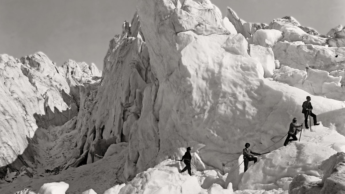 Die Anfänge des Alpinismus in Pontresina ©Foto Flury, Inh. Alfred Lochau, Pontresina