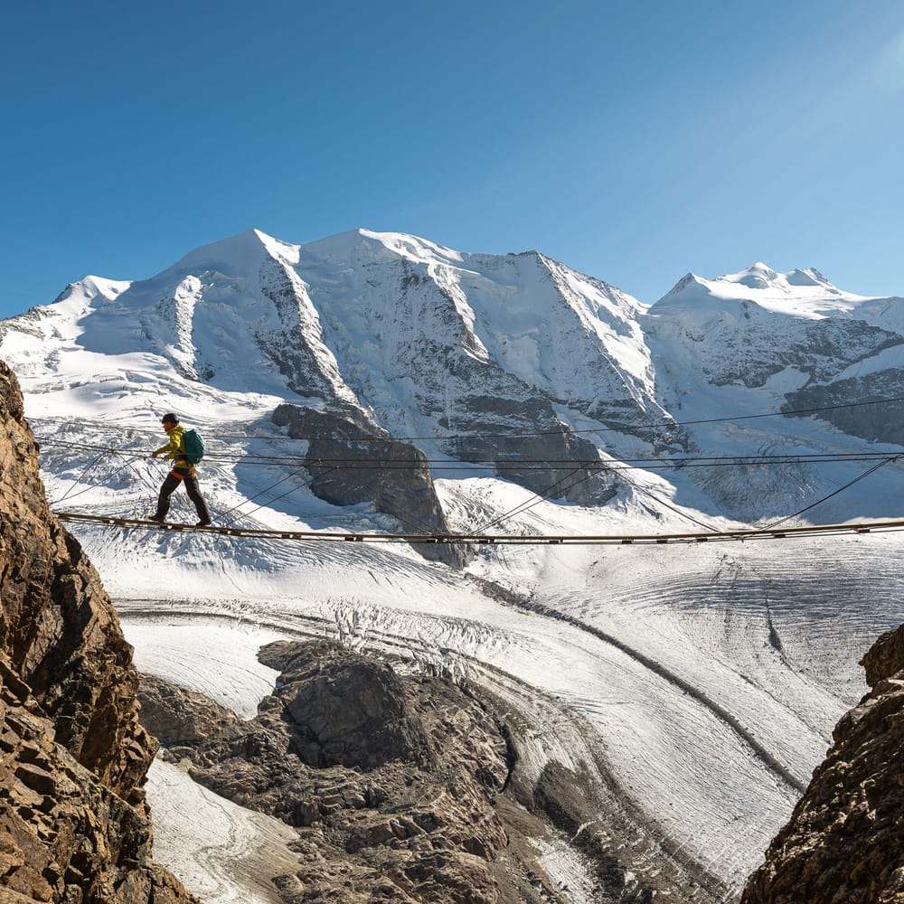 Via Ferrata Piz Trovat Pontresina