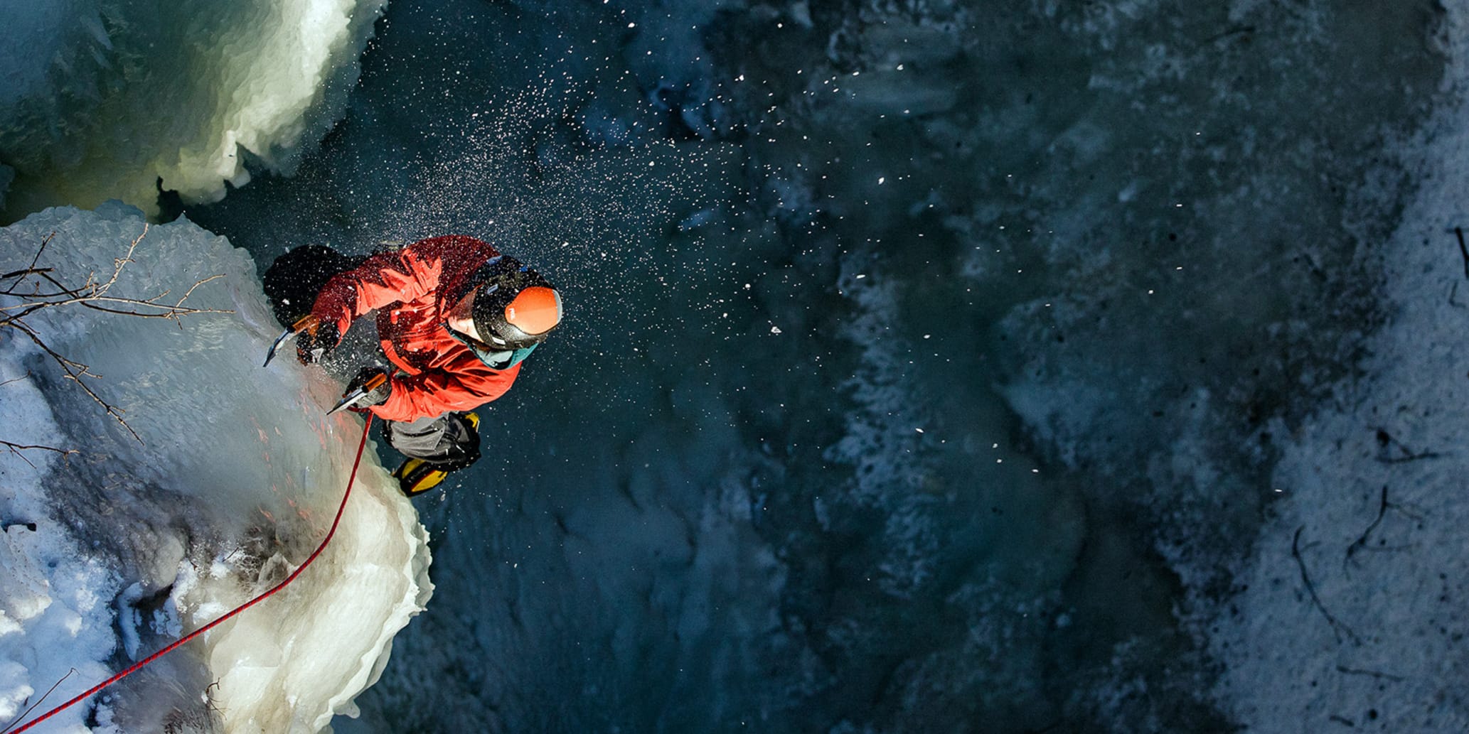 Ice Climbing Scena da Glatsch