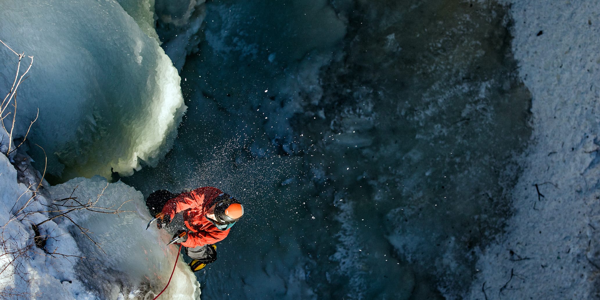 Ice Climbing Scena da Glatsch