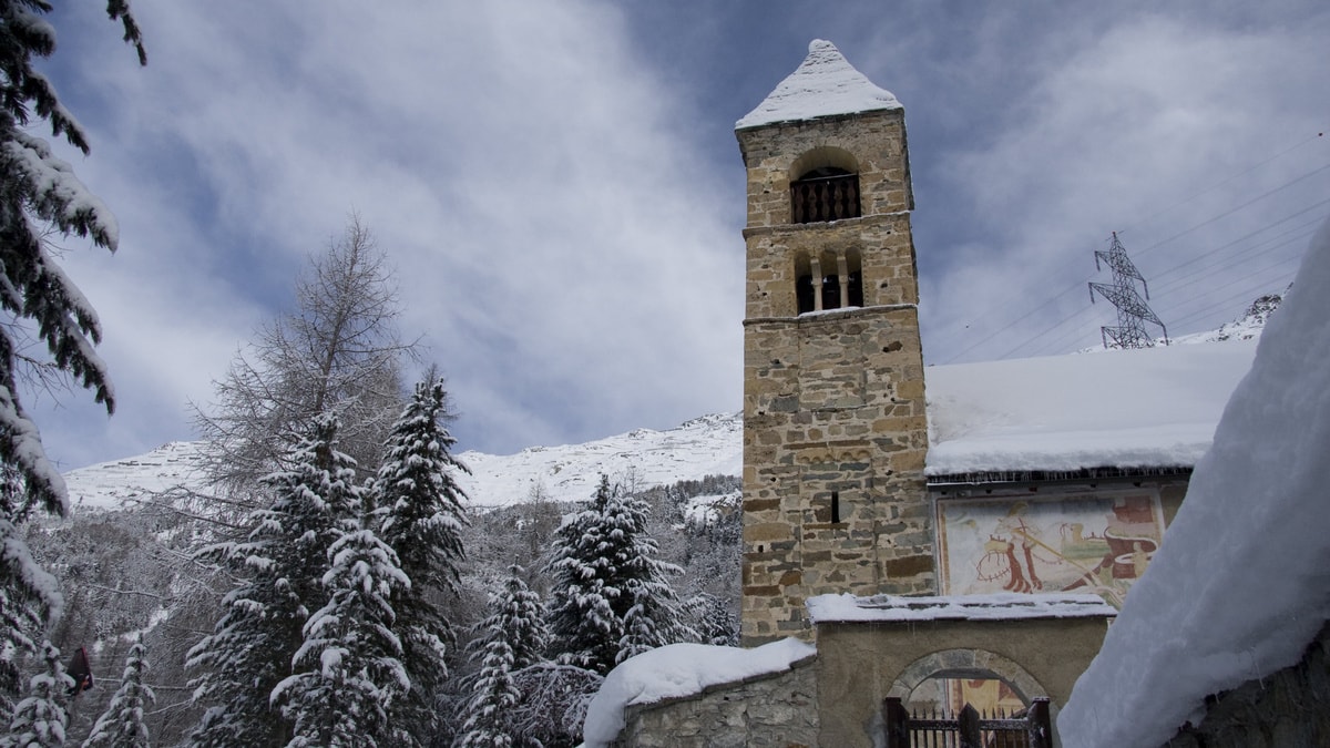 Kirche Sta. Maria ©Foto Flury, Inh. Alfred Lochau, Pontresina