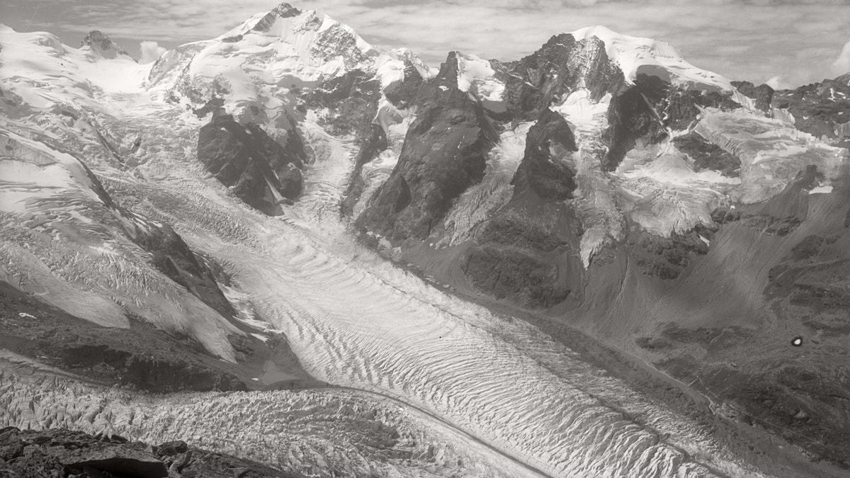 Pers- und Morteratschgletscher ©Foto Flury, Inh. Alfred Lochau, Pontresina