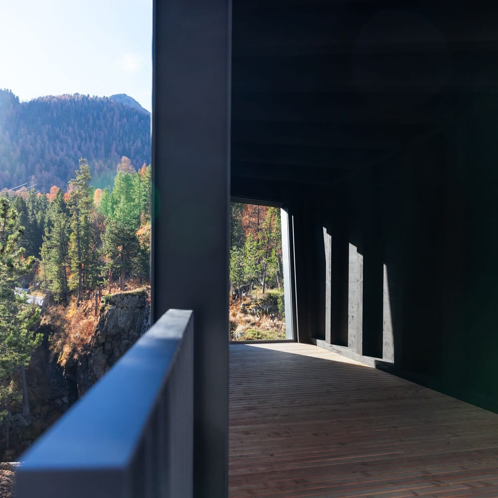 Telescop Wildwasserschlucht Ova da Bernina