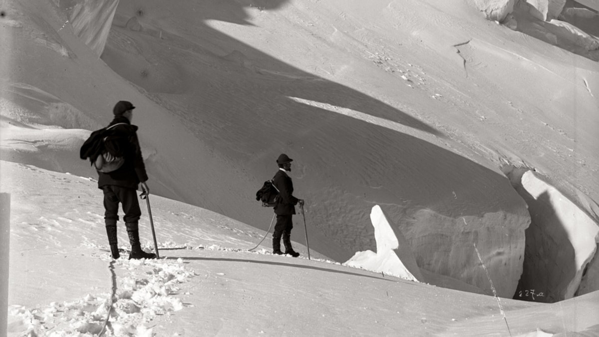 Die Anfänge des Alpinismus in Pontresina ©Foto Flury, Inh. Alfred Lochau, Pontresina
