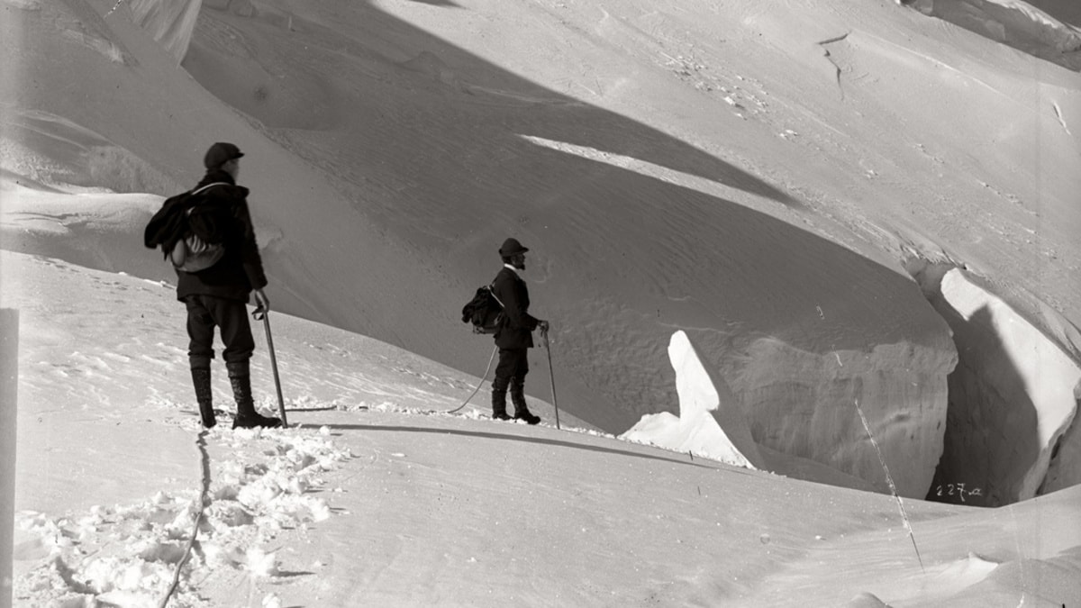 Principi da l’alpinissem a Puntraschigna ©Foto Flury, Inh. Alfred Lochau, Pontresina