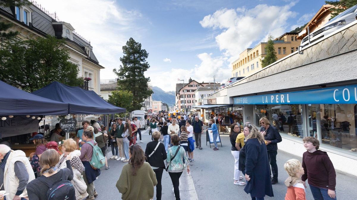 Laret Markt in Pontresina