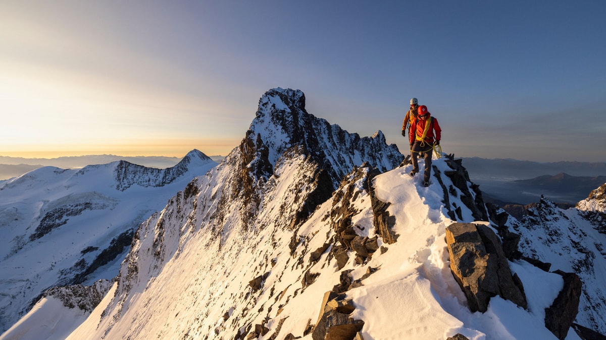 Alpinists i’l massiv dal Bernina