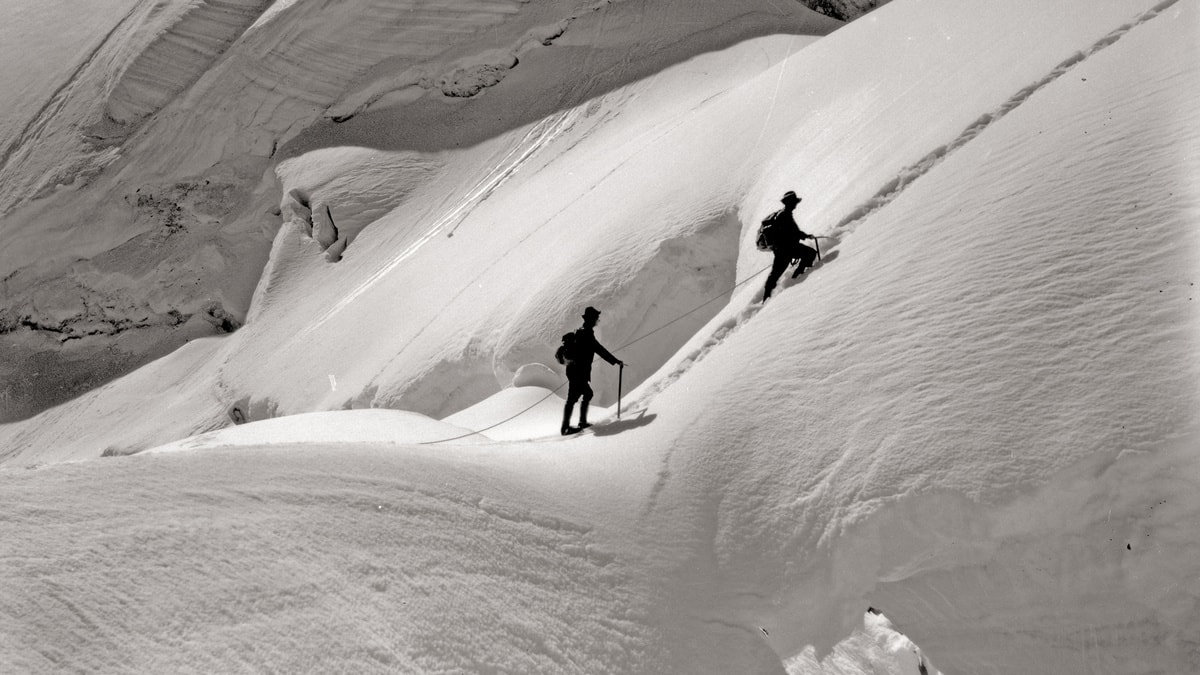 Bergsteiger Pontresina