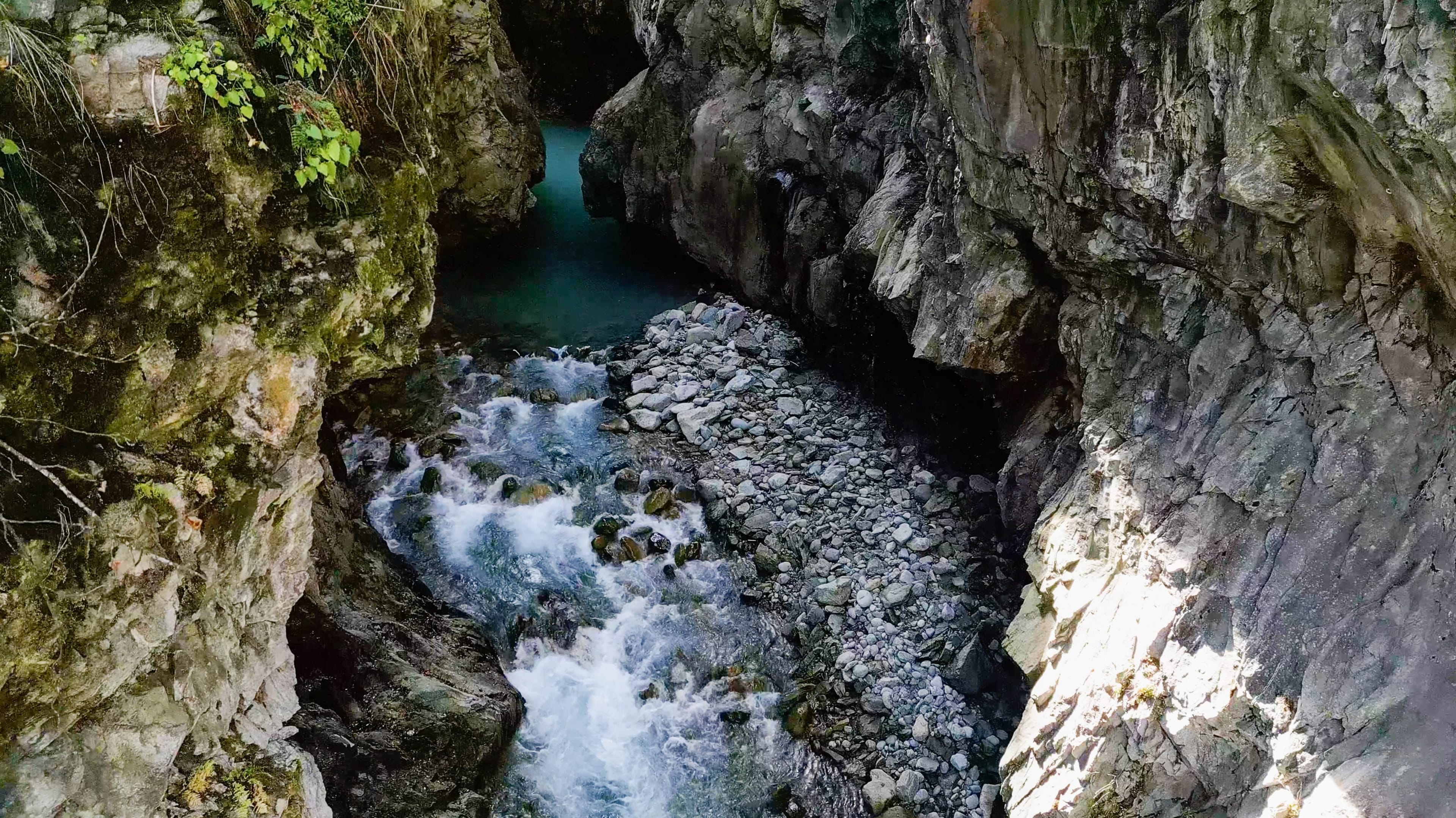 Wildwasserschlucht Ova da Bernina Pontresina
